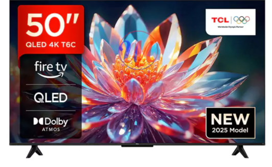 TCL 50″ 50T6C QLED 4k HDR Pro Google Tv