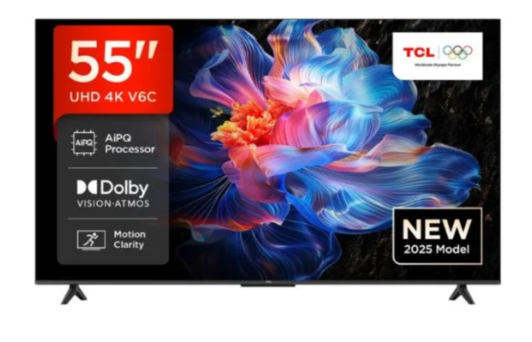 TCL 55 inch 4K Smart TV Google TV 55V6C