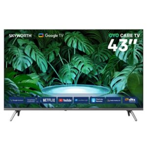 Skyworth 43E3500G, 43″ FHD Smart Google TV, Black