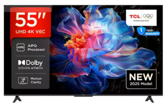 TCL 55″ 55V6C Smart 4k HDR Google TV