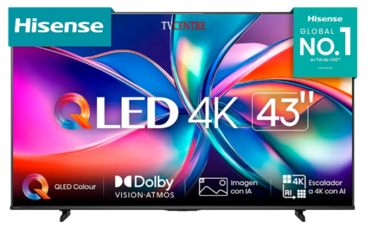 Hisense 43″ Q6Q QLED 4K VIDAA Smart TV – 43Q6Q